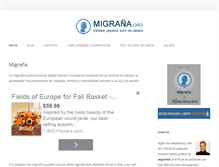 Tablet Screenshot of migrana.org